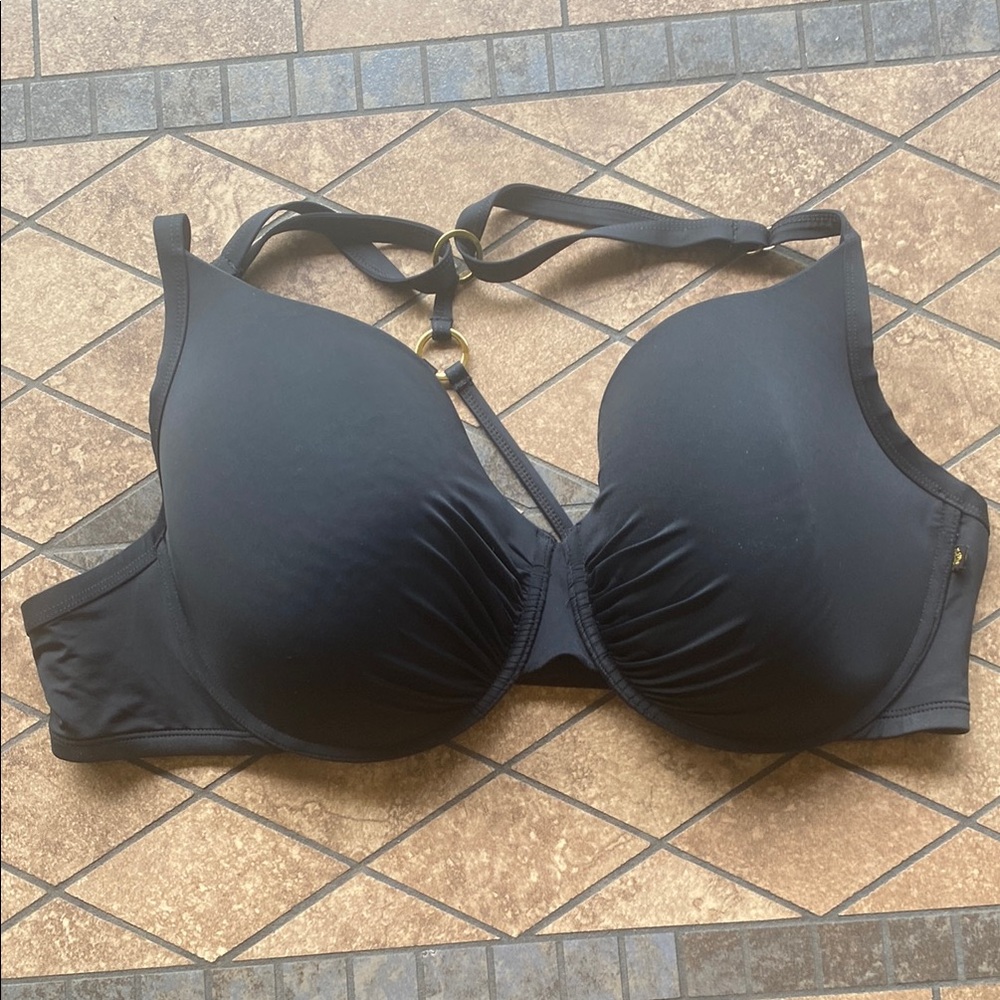 Black Women's Swim Top